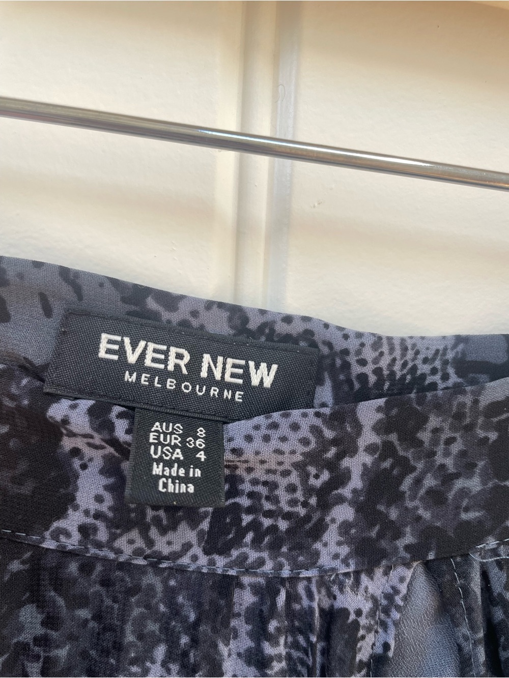 Ever New Black and Gray Snake-Print Maxi Skirt - Picture 4 of 4